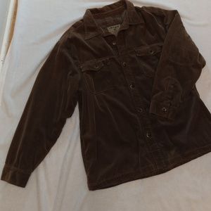 **2/$20** Life is Good  courdoroy lined button up